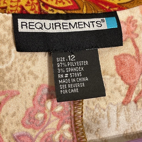 Gorgeous camel brown and red paisley blazer - Picture 6 of 13